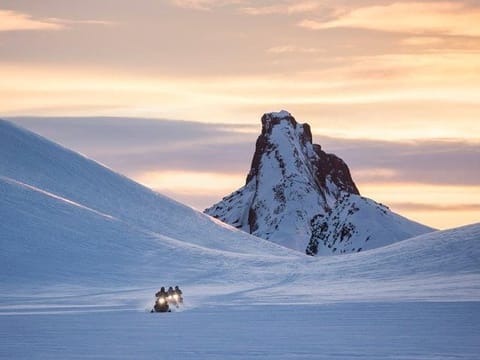 On the glacier