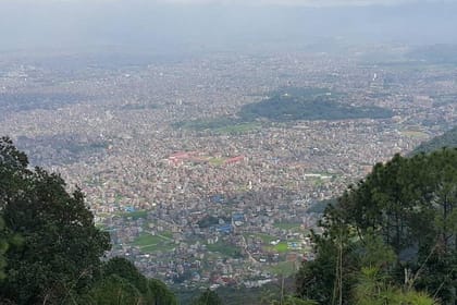 Short hike to White House (Bosan Danda) with Taudha sightseeing