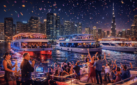 Luxury Yacht Tour with Breakfast or BBQ in Dubai Marina