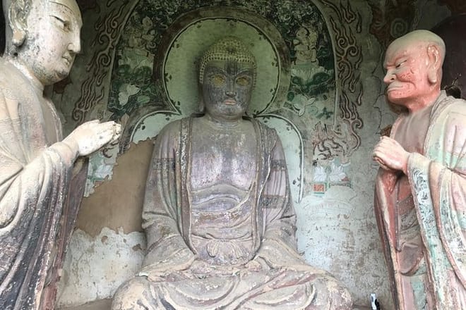 Private Day Trip to Maijishan Grottoes from Xi'an by Bullet Train 6