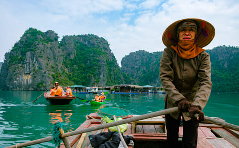 Halong Bay Kayaking and Cave Tour from Hanoi