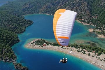 Paragliding Adventure Over Phewa Lake in Pokhara, Nepal