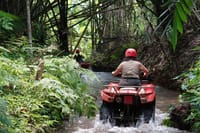 Ride through the river
