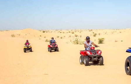 Private Half Day Quad Bike Safari Tour with Dinner from Hurghada