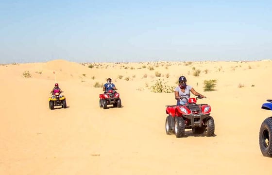 Private Half Day Quad Bike Safari Tour with Dinner from Hurghada