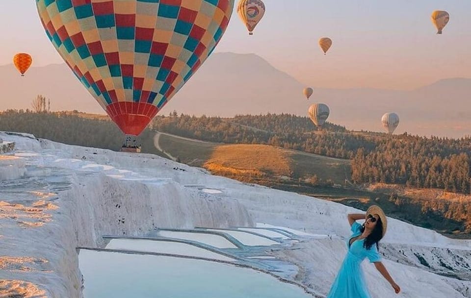 Pamukkale Hierapolis And Hot Air Balloon Tour From Antalya