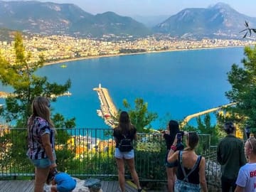 Alanya City Tour with Cable Car Ride and Cleopatra Beach Visit