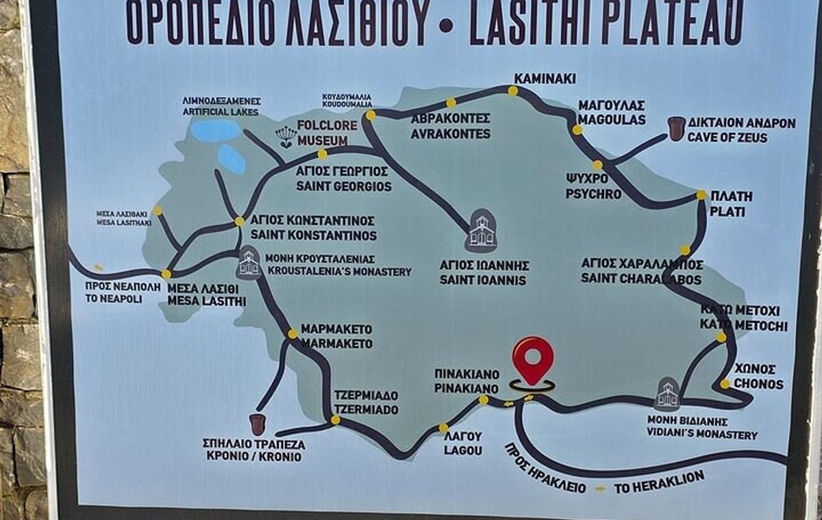 Private Tour-Authentic Villages of Lasithi Olive Mill and Wine