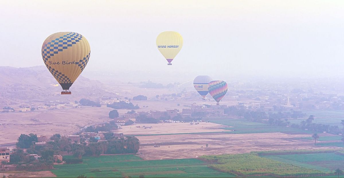 Hot Air Balloon Adventure Over Luxor’s Historic West Bank