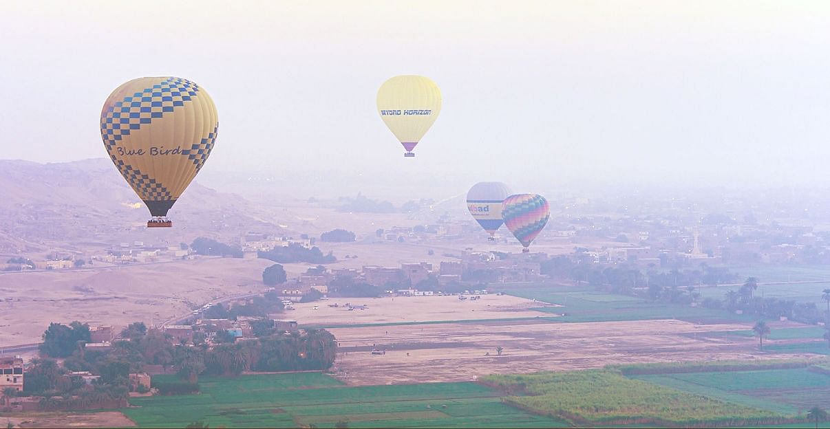 Hot Air Balloon Adventure Over Luxor’s Historic West Bank