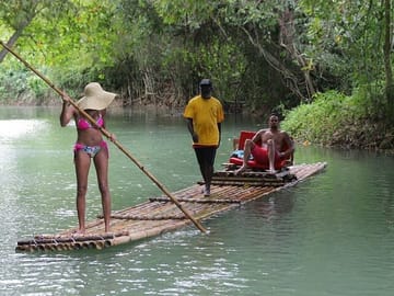 Martha Brea Rafting and Green Grotto Caves Tour from Montego Bay