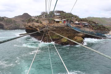 Caving Adventure at Jomblang Cave and Gondola Beach Tour