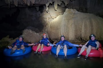 Zip Line and Cave Tubing Adventure in Belize Jungle
