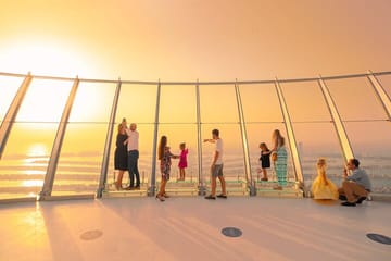 Coffee at The View at The Palm, Dubai –Observatory Deck, Level 52