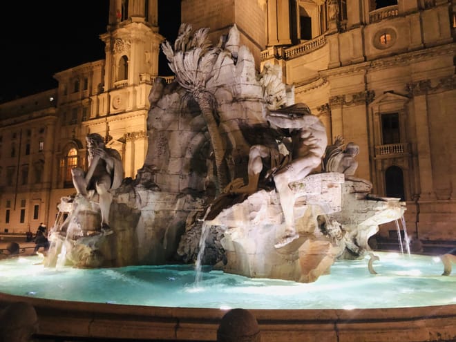 Rome by Night Private Golf Cart Tour with Pick-Up & Drop-Off