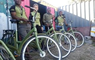 Cycle past colourful homes and experience a welcoming community on this engaging Cape Town tour.