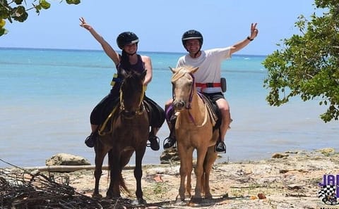 Horseback Riding and River Tubing Tour in Jamaica