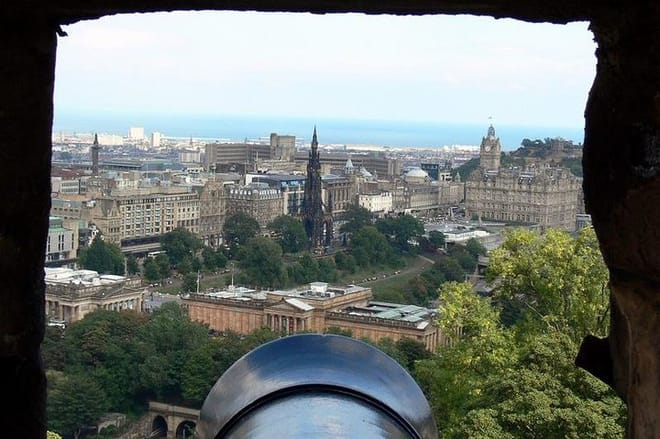 Princes Street, from the Castle