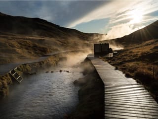 the hot river