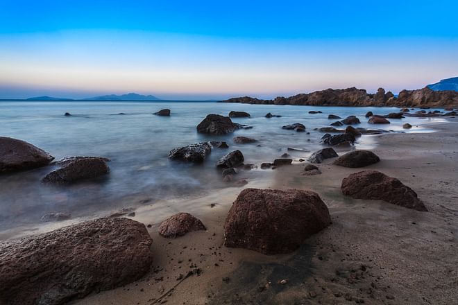 Île de Kos - Coucher de soleil sur la plage de Kefalos