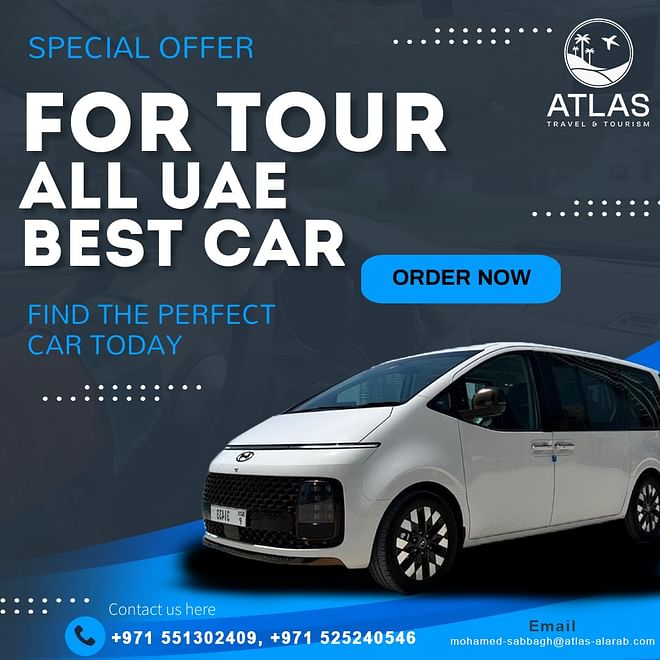 Rent a luxury minivan with driver for full day and get self tour