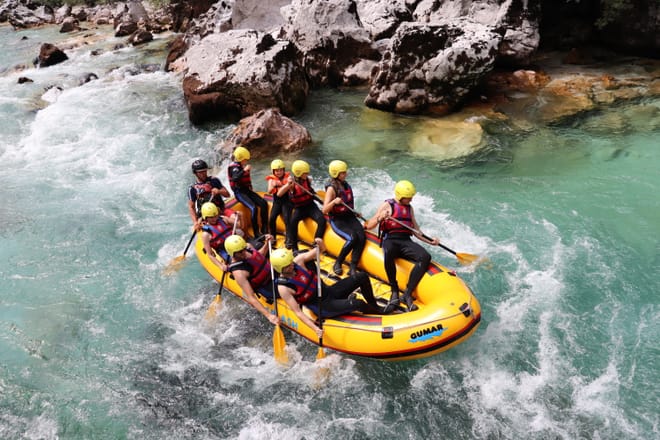 FULL DAY RAFTING WITH A PICNIC ON SOČA RIVER 4