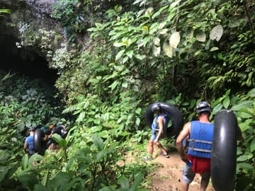 Cave tubing through Belize’s sacred waters