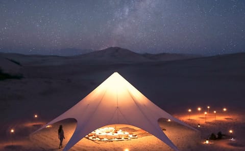 Desert Glamping Experience in Ica, Peru with Gourmet Dinner