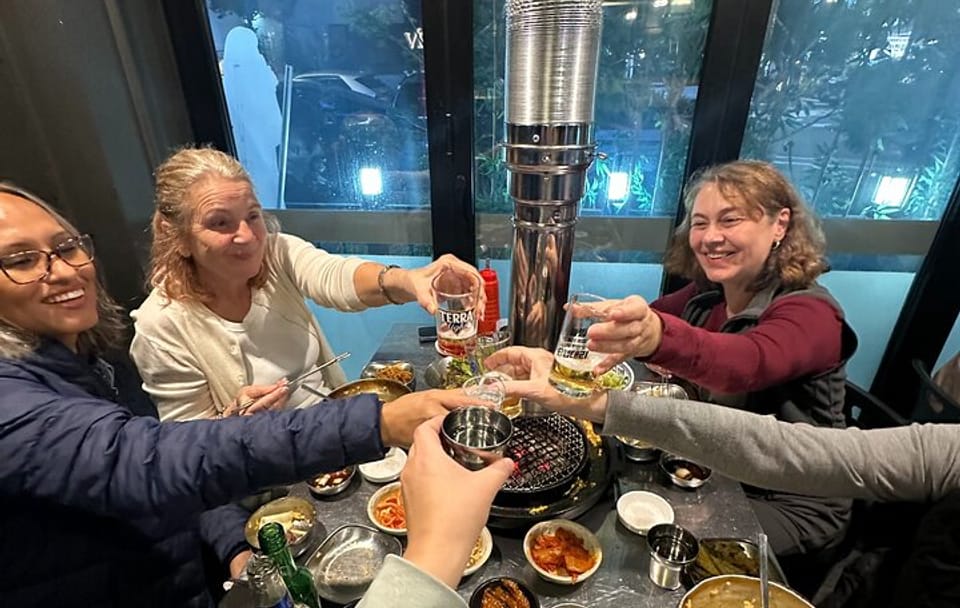 Korea Temple & Starfield Library Gangnam K-BBQ