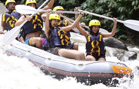Ubud White Water Rafting and Rice Terrace Adventure