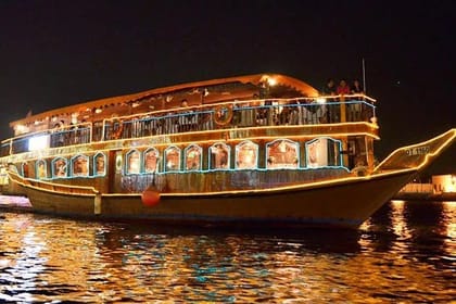 Dubai Marina Dhow Cruise with Private Transfers