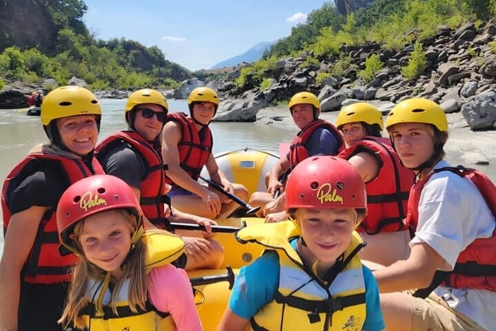 Family Rafting in Vjosa River National Park, Përmet Albania 10