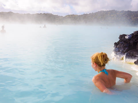 The Blue Lagoon on the Reykjanes Peninsula