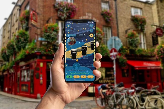 Dublin City Smartphone App Self Guided Walking Tour