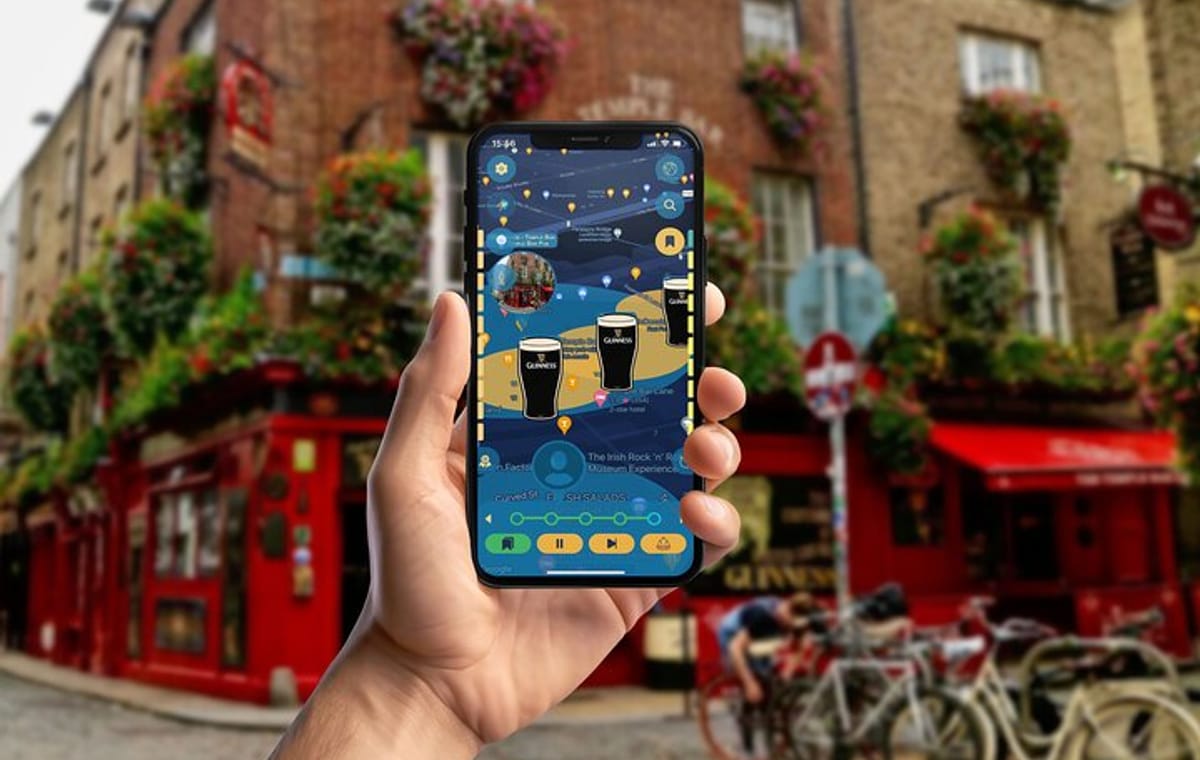 Dublin City Smartphone App Self Guided Walking Tour