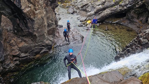 Canyoning in Iceland: the half day under Vatnajökull