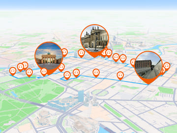 Full circuit: From Pariser Platz to the remains of the Berlin Wall.