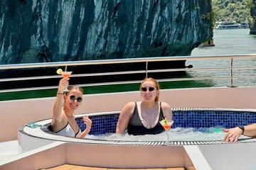 From Hanoi: Luxury Cruise explore Lan Ha Bay & Viet Hai Village