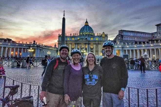 Rome at sunset is magic on two wheels photo 5