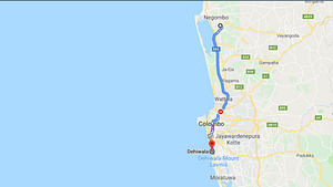 Colombo Airport (CMB) to Dehiwala City Private Transfer