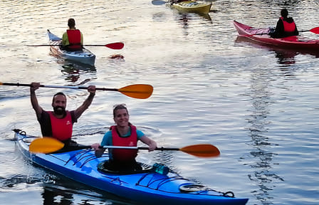 Private Sunset Kayaking Tour in Helsinki's Mustikkamaa