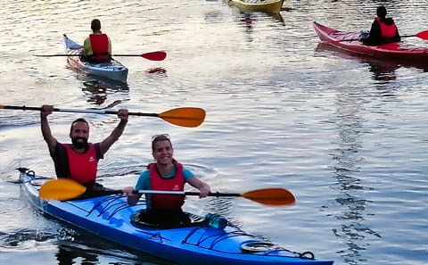 Private Sunset Kayaking Tour in Helsinki's Mustikkamaa