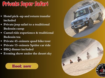 Private Super Safari in Hurghada