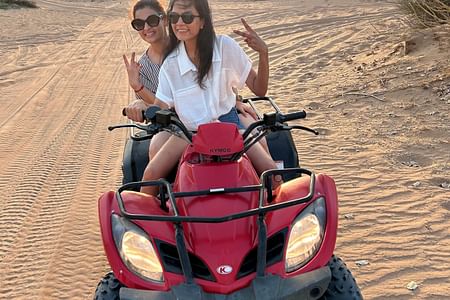 Arabian Nights Dubai VIP Safari: Quad Bike, Fire Show & Private Lounge Vibes