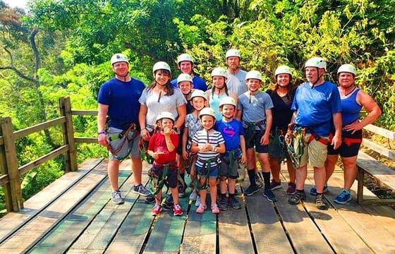 Cruise Ship Family Sloth & Monkeys plus Beach Break