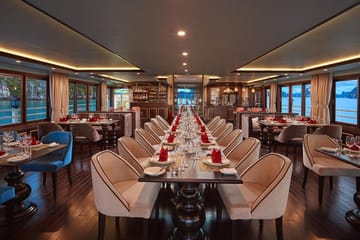 Athena Luxury Cruise in Halong Bay with Meals,Balcony Room & Cave