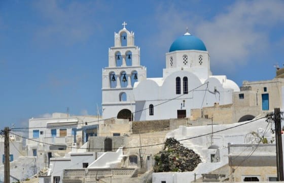 Santorini Traditional Villages and Akrotiri Excavations