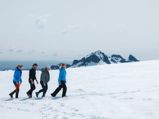 Walk on Langjökull glacier