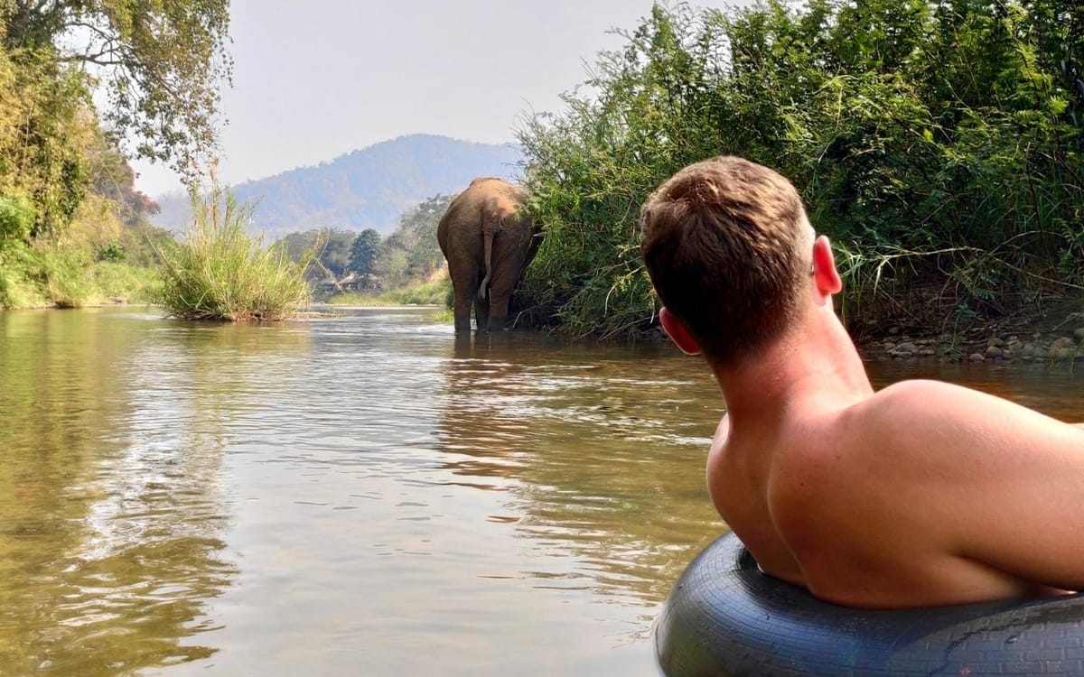 Chiang Mai Half-Day Adventure: River Tubing & Waterfall Slide