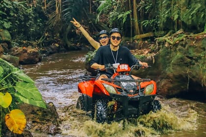 Bali ATV Tour and White Water Rafting with Photographer